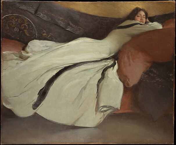 Repose, oil painting by John White Alexander
